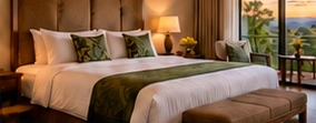 Illustrative guest bedroom
